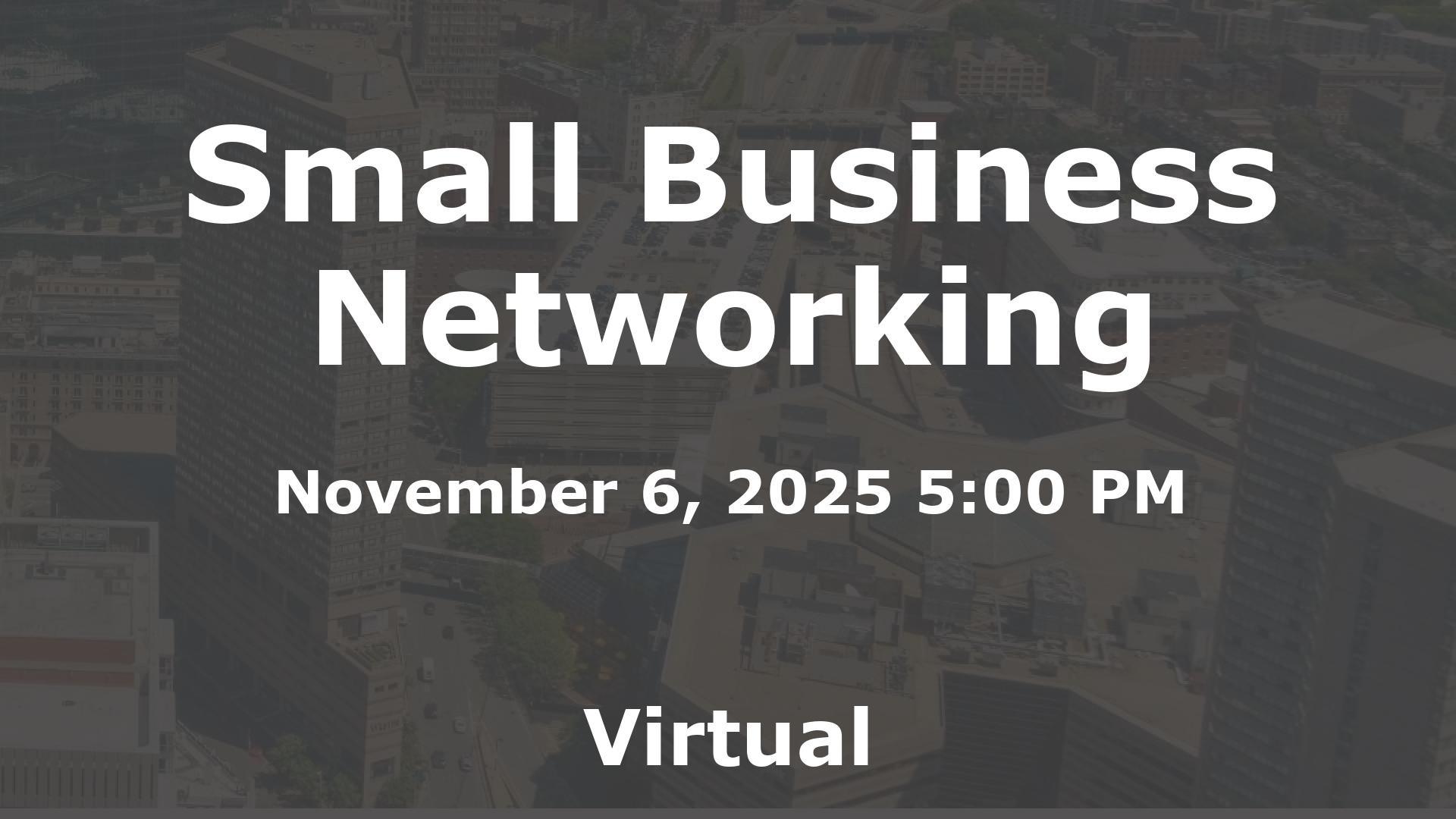 Small Business Networking event image